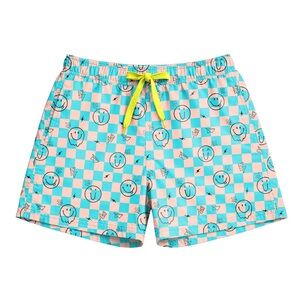 limeapple Dylan Boys Retro Smiley Print‎ Board Shorts NWT Size 14/16
